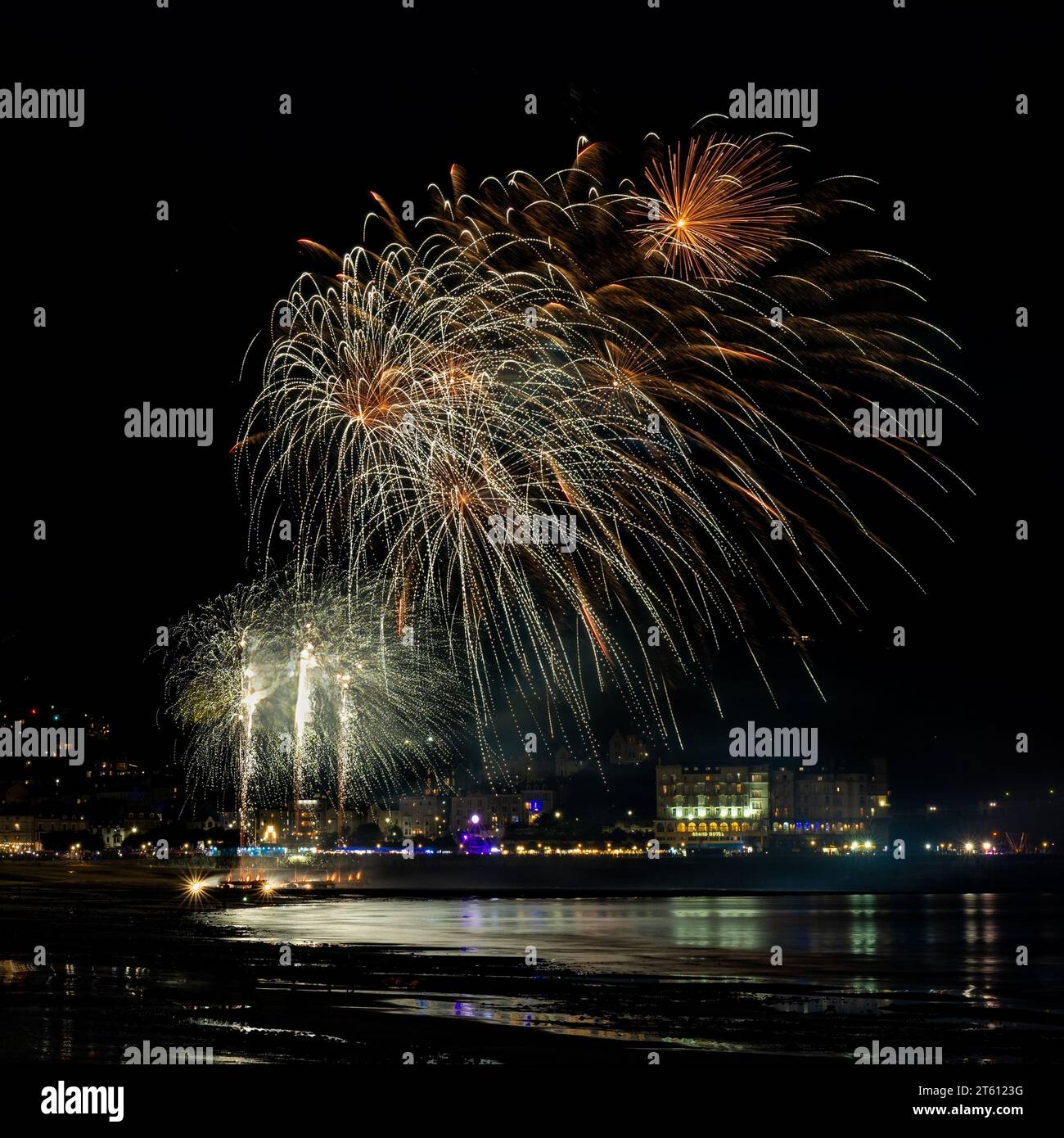 Fuochi d'artificio Foto Stock