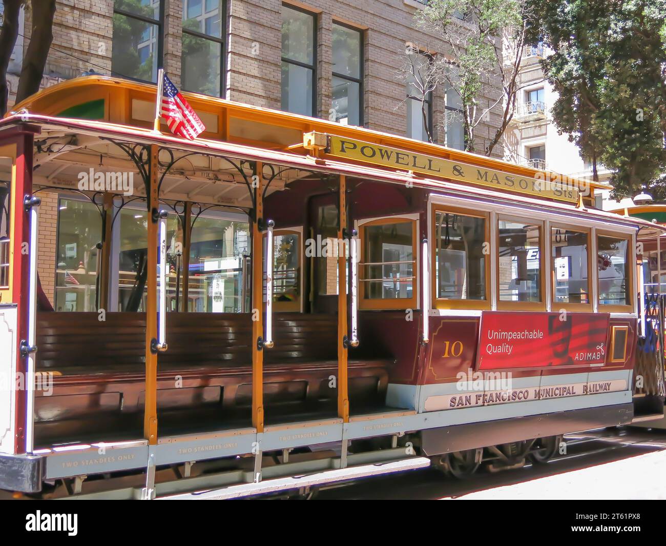 Funivia, San Francisco, California Foto Stock