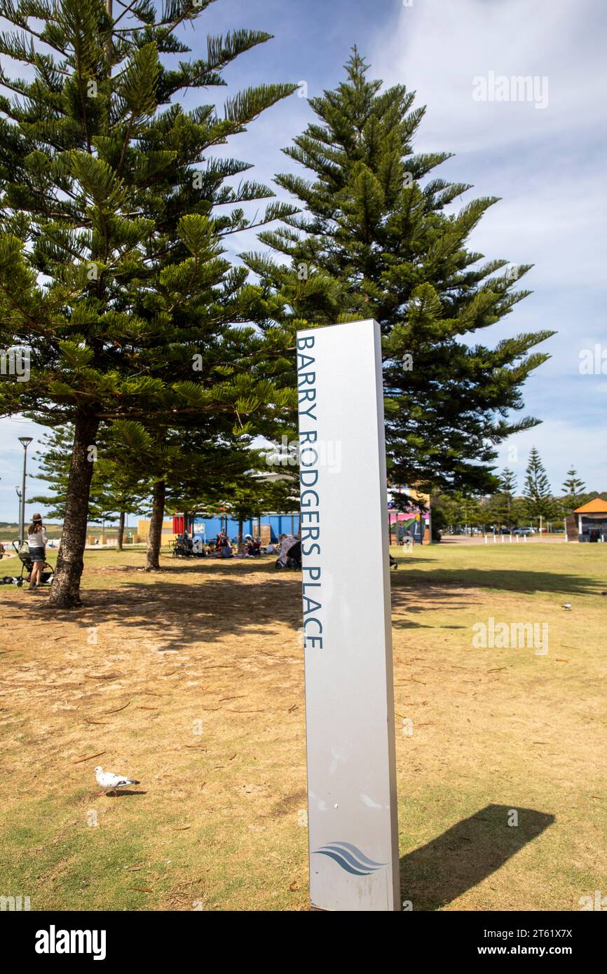 Maroubra Beach, periferia orientale di Sydney, Barry Rodgers Place and Reserve, Sydney, NSW, Australia Foto Stock