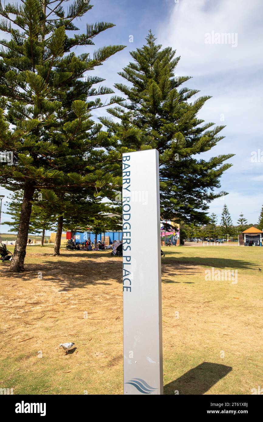 Maroubra Beach, periferia orientale di Sydney, Barry Rodgers Place and Reserve, Sydney, NSW, Australia Foto Stock