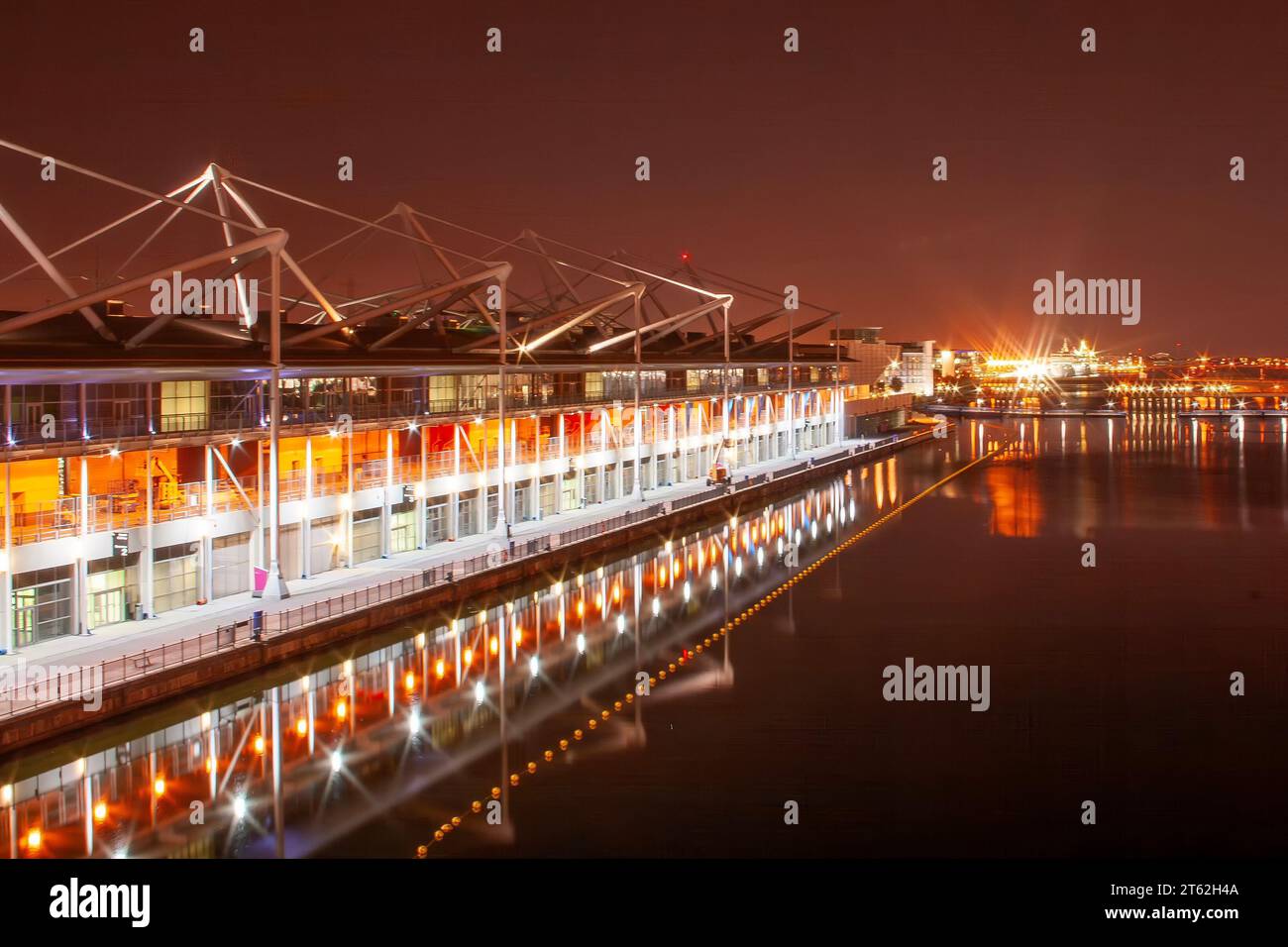 Excel London è un centro fieristico e congressi internazionale situato nella zona Custom House di Newham, nella zona est di Londra. Si trova su un sito di 100 acri Foto Stock