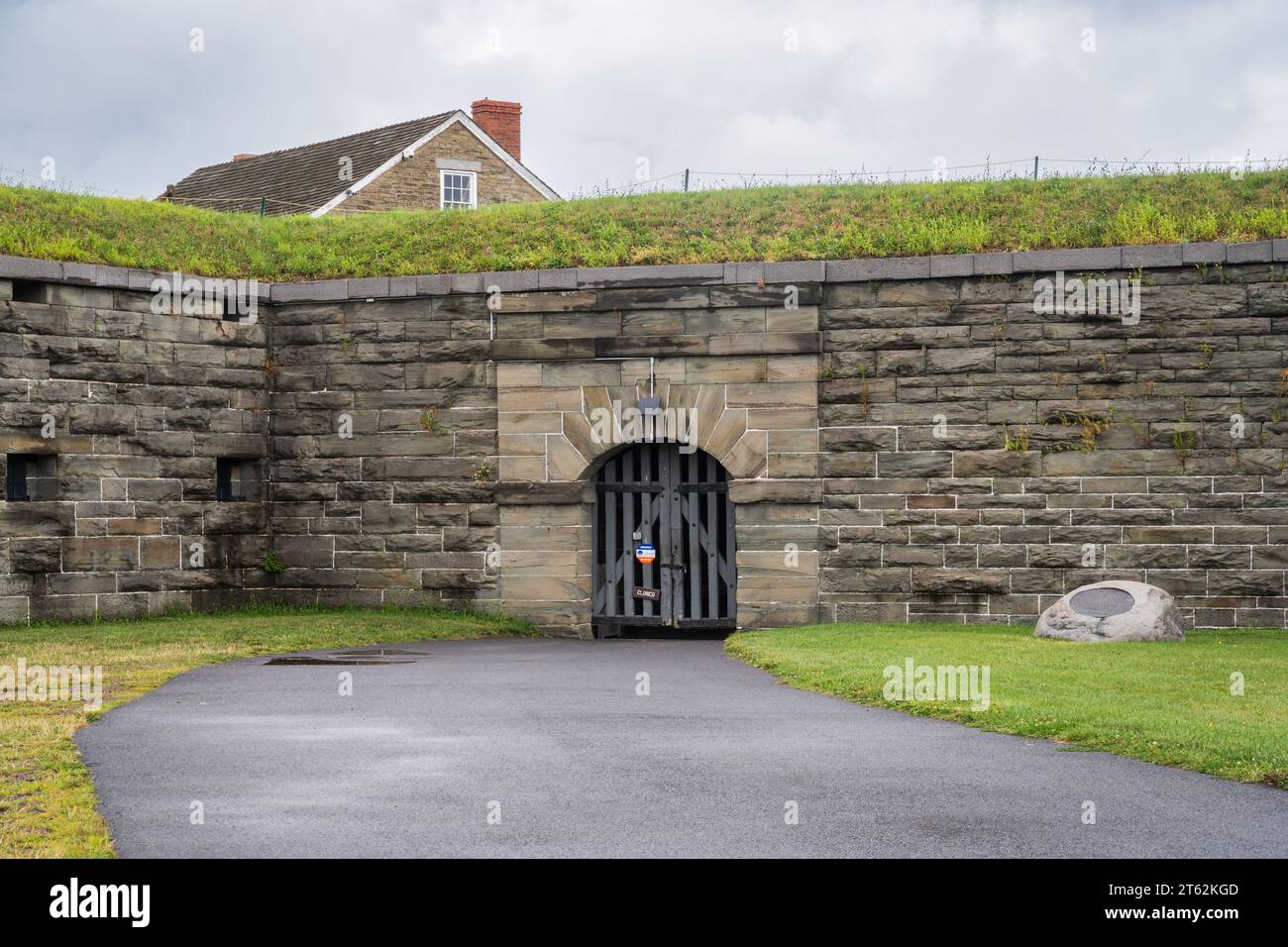 Storico Fort Ontario nella parte settentrionale dello stato di New York, Oswego Foto Stock