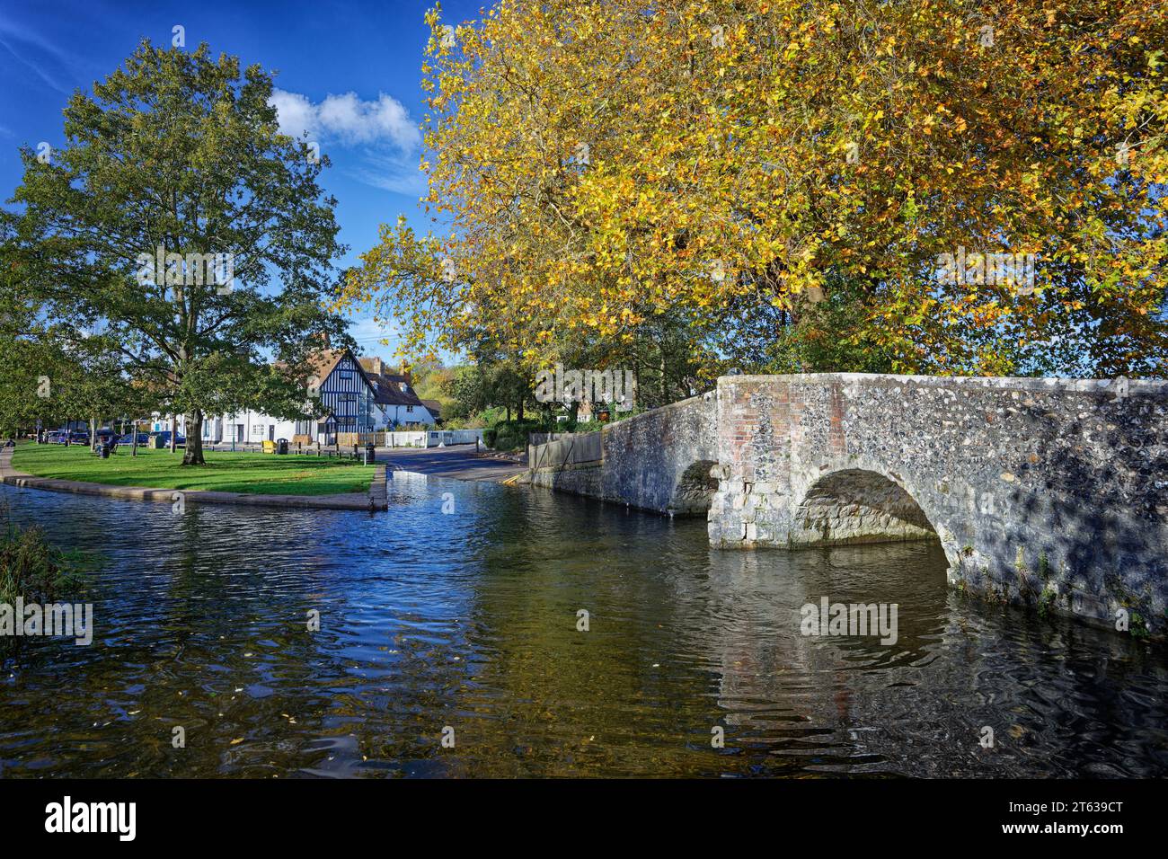 Villaggio di Eynsford nel Kent, Inghilterra, Regno Unito Foto Stock