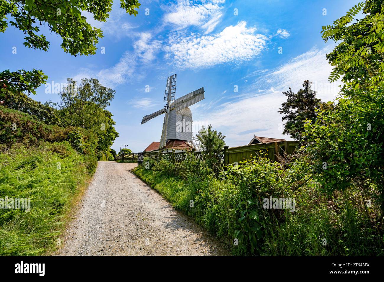 Thorpeness Windmill a Thorpeness, Suffolk, Inghilterra, Regno Unito Foto Stock