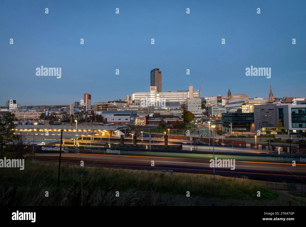 Skyline di Sheffield 2022 Foto Stock