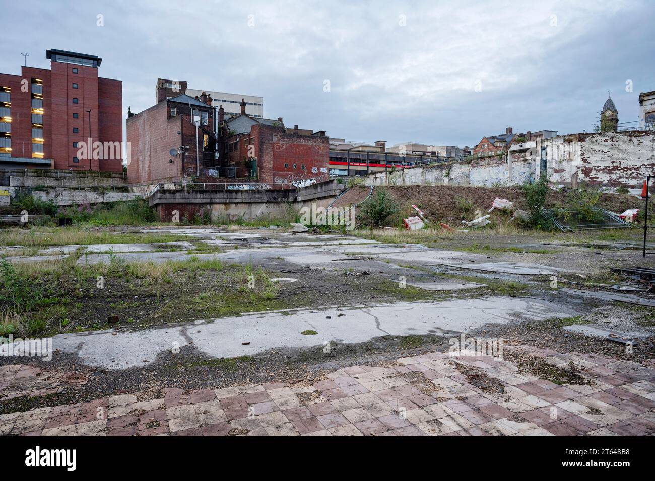 Castle Site, Sheffield 2023 Foto Stock