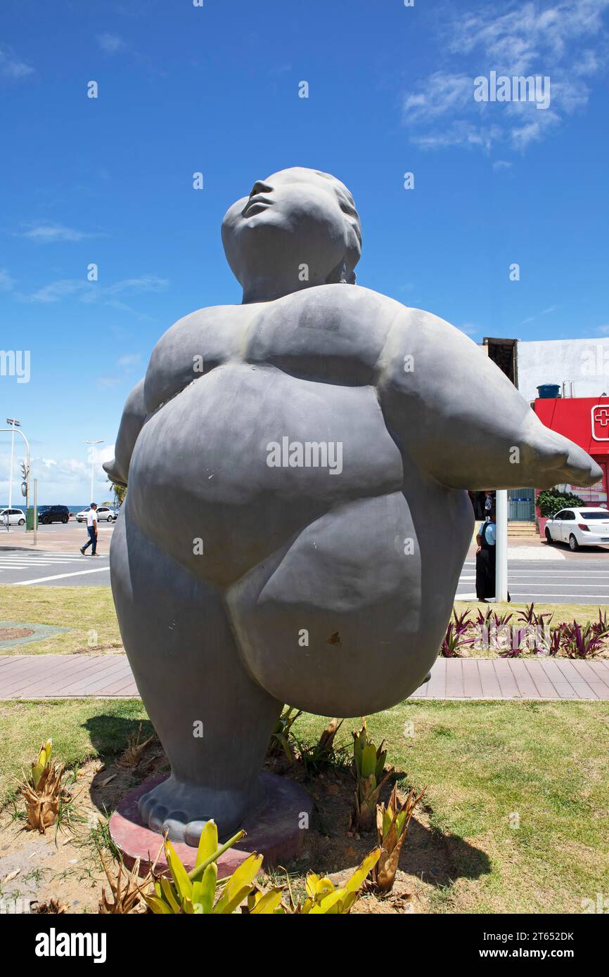 Scultura come Gordinhas de Ondina o Ondina's Chubby Girls, Salvador, Stato di Bahia, Brasile Foto Stock