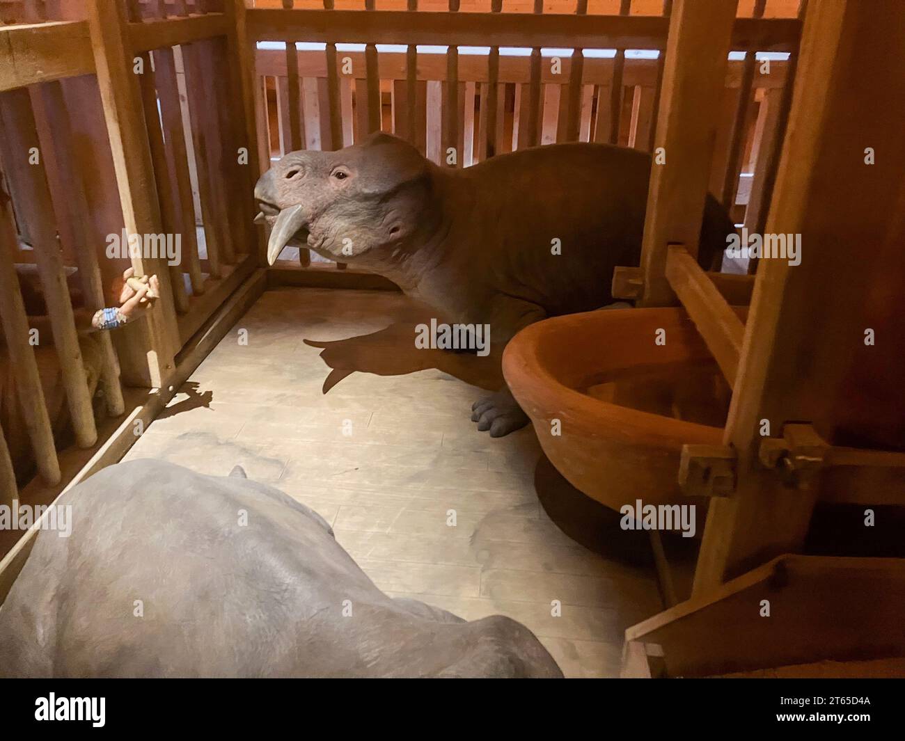 Ark Encounter a Williamstown, Kentucky Noah Exhibit 2023. Foto di alta qualità Foto Stock