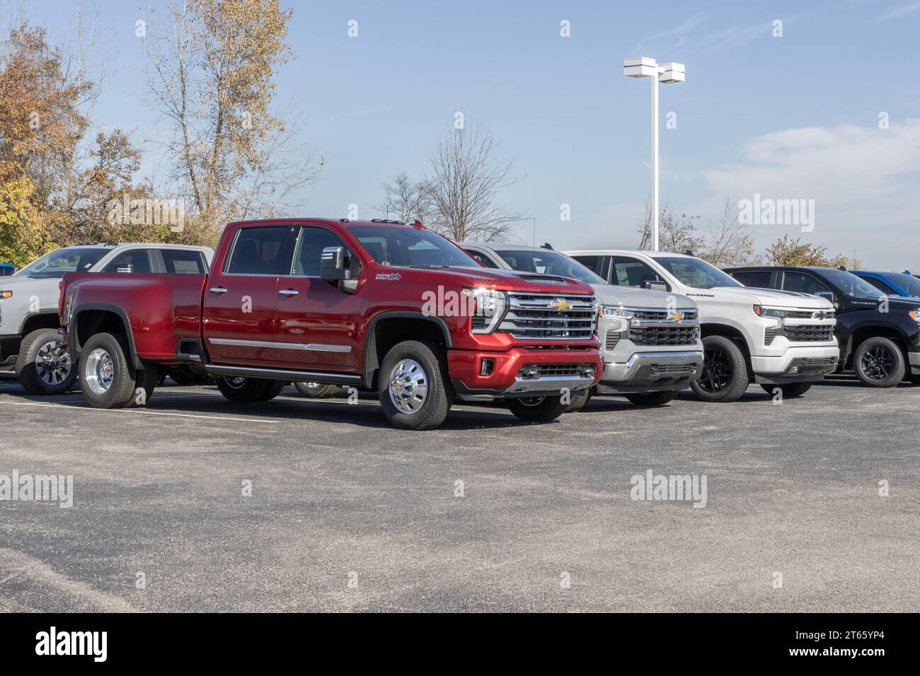 Plainfield 5 novembre 2023 Esposizione di un pickup Chevrolet