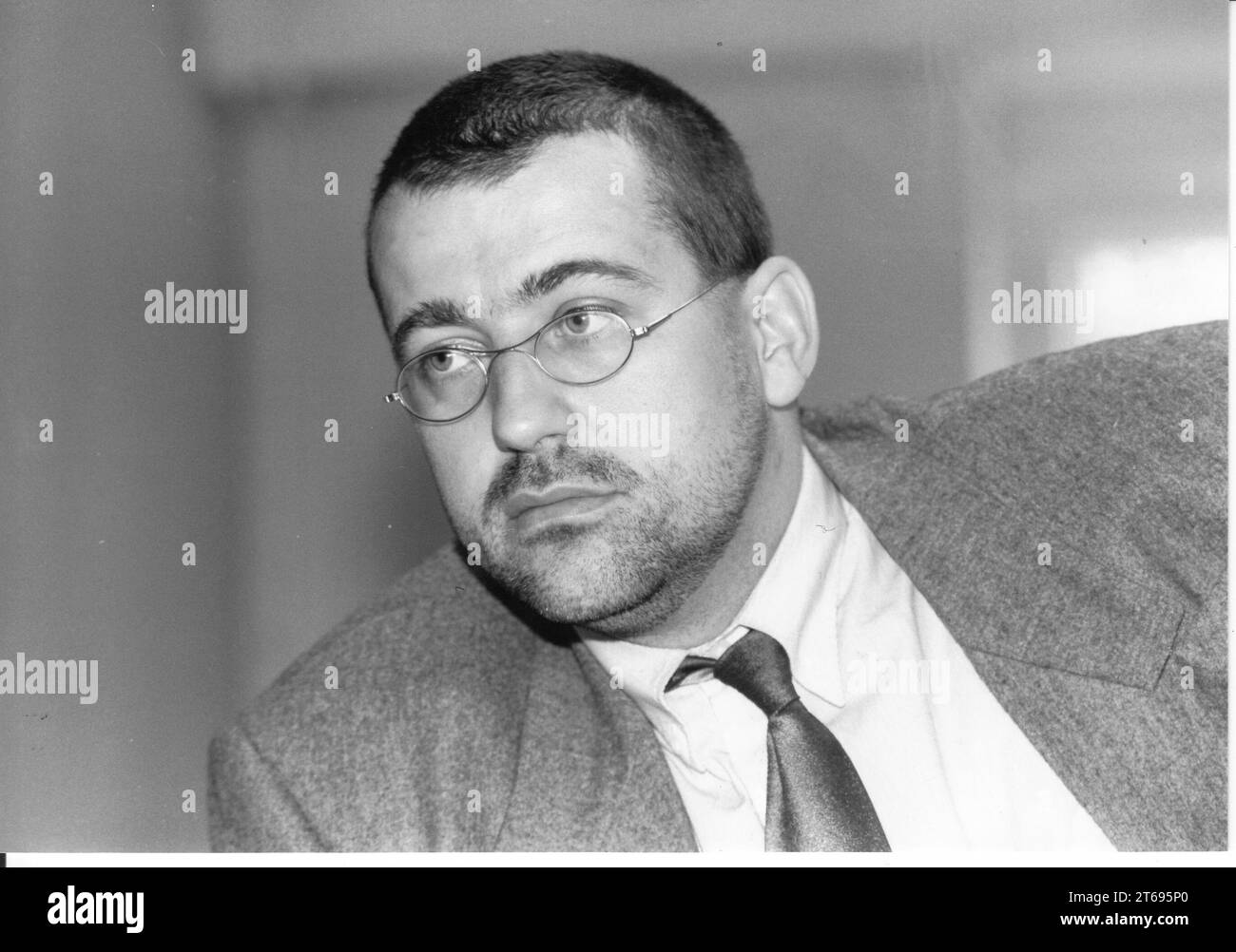 Rainer Speer, Segretario di Stato presso il Ministero dell'ambiente, della conservazione della natura e della pianificazione regionale dello Stato di Brandeburgo. Governo statale. SPD. Ritratto. Foto: Christel Köster, 12.10.1994 [traduzione automatica] Foto Stock