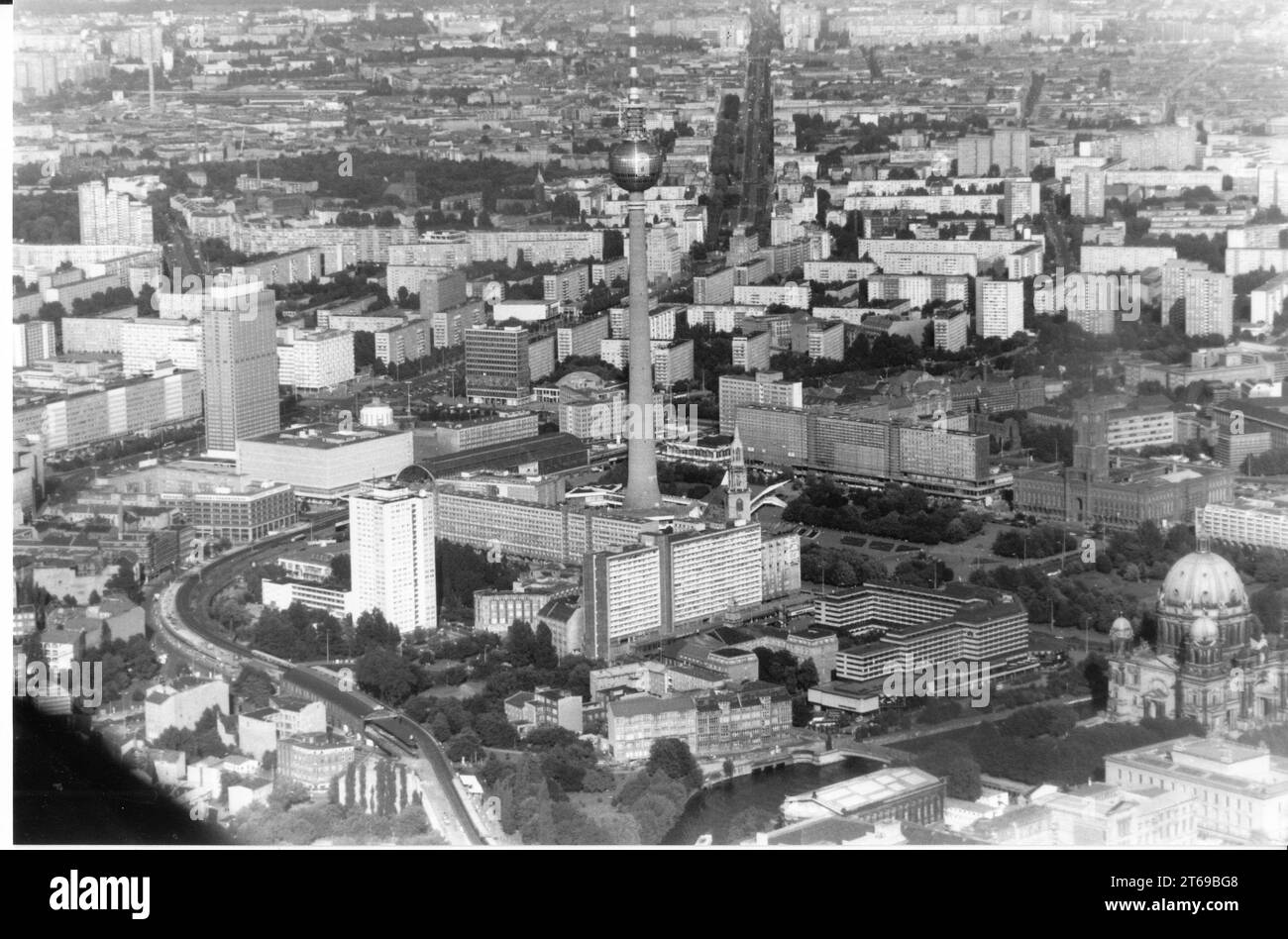 Vista di Berlino dall'alto. Vista sulla città. Foto: MAZ/Stephan Laude, 19.06.1995 [traduzione automatica] Foto Stock
