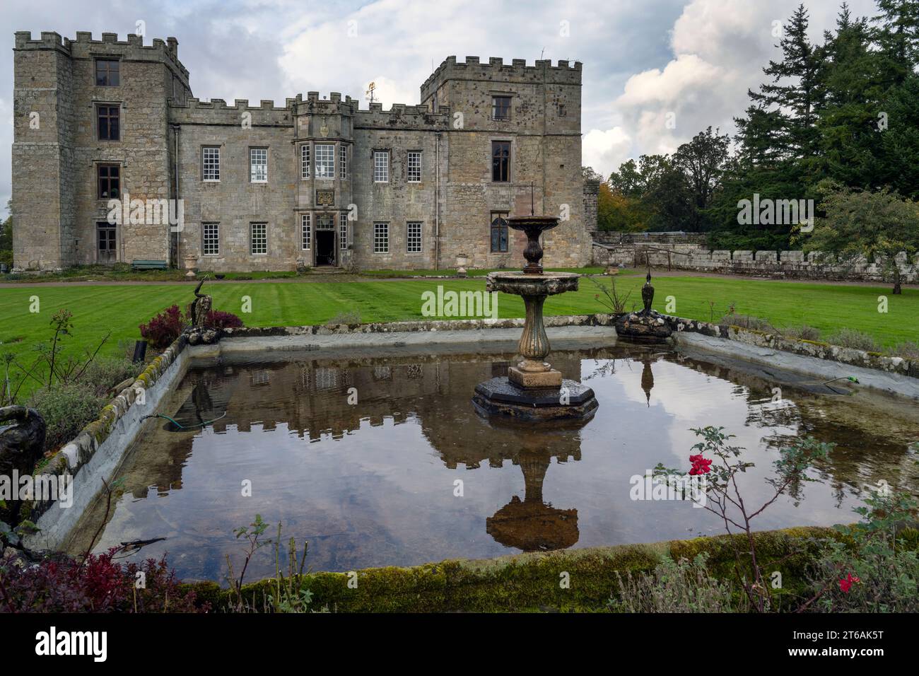 Castello di Chillingham, Chillingham, Northumberland, Inghilterra, Regno Unito. Foto Stock