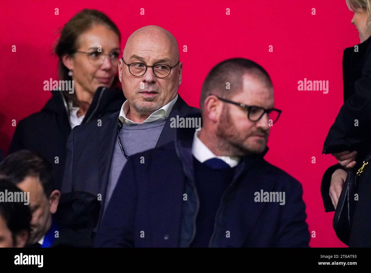 Amsterdam, Paesi Bassi. 9 novembre 2023. AMSTERDAM, PAESI BASSI - 9 NOVEMBRE: Maurits Hendriks durante la partita del gruppo B di UEFA Europa League 2023/24 tra AFC Ajax e Brighton & Hove Albion alla Johan Cruyff Arena il 9 novembre 2023 ad Amsterdam, Paesi Bassi. (Foto di Joris Verwijst/Orange Pictures) credito: Orange Pics BV/Alamy Live News Foto Stock