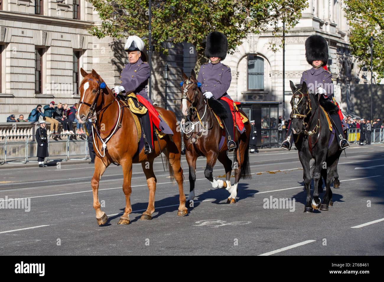 Londra, Regno Unito. 7 novembre 2023. L'apertura statale del Parlamento segna l'inizio formale dell'anno parlamentare e definisce l'agenda del governo Foto Stock