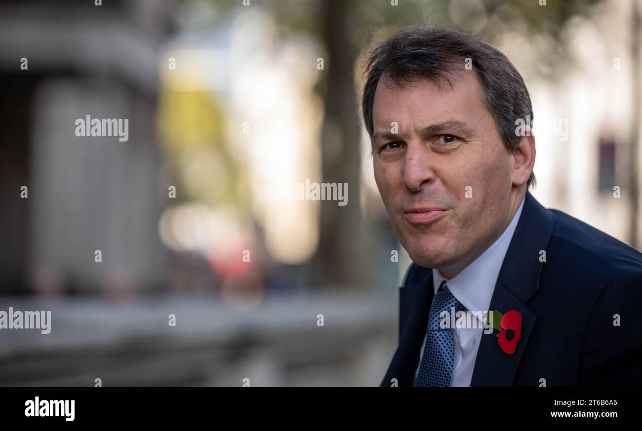 Londra, Regno Unito. 9 novembre 2023. Ministri dell'ufficio del governo John Glen, capo segretario del Tesoro: Ian Davidson/Alamy Live News Foto Stock
