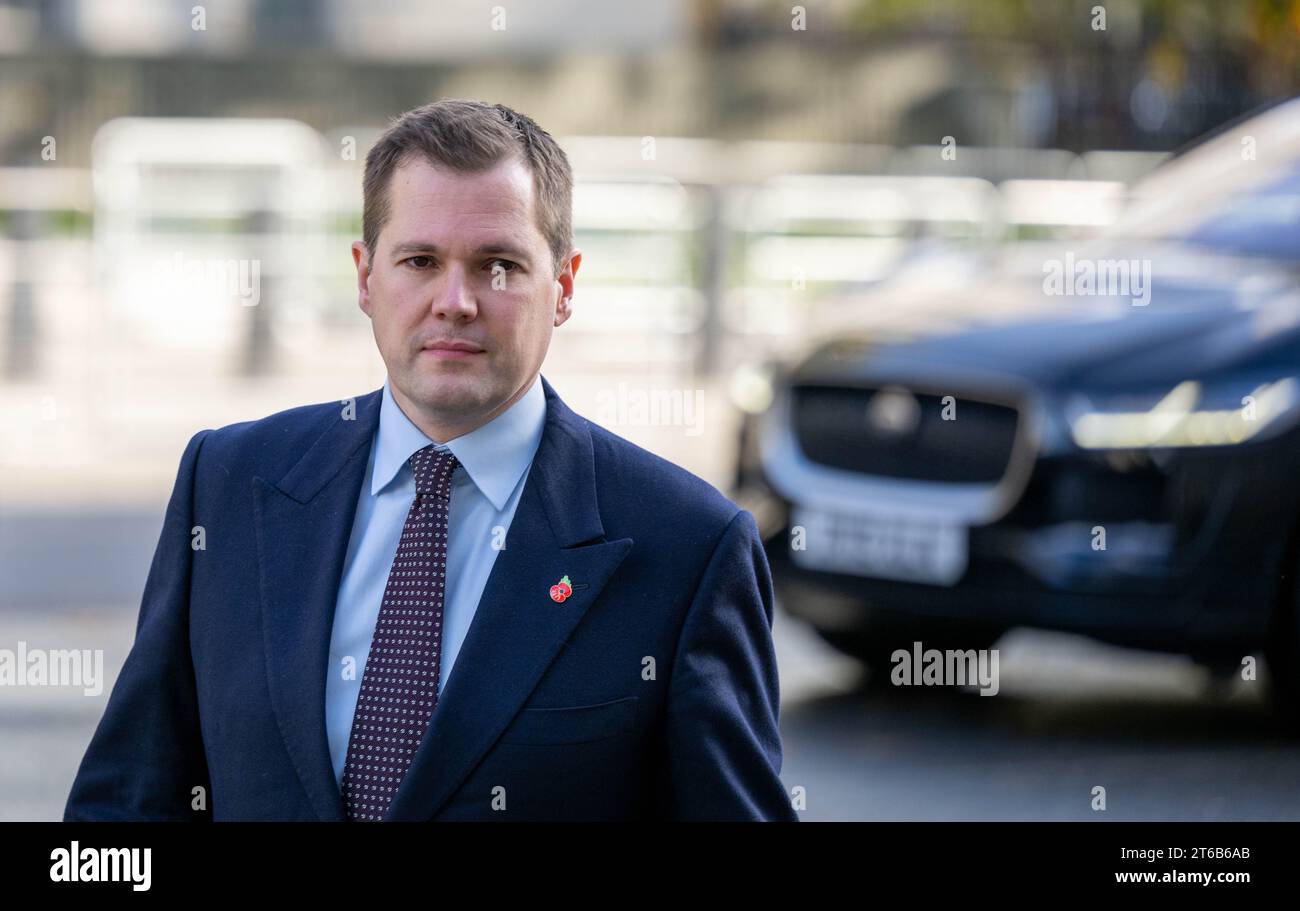 Londra, Regno Unito. 9 novembre 2023. Ministri del Gabinetto Robert Jenrick: Ian Davidson/Alamy Live News Foto Stock