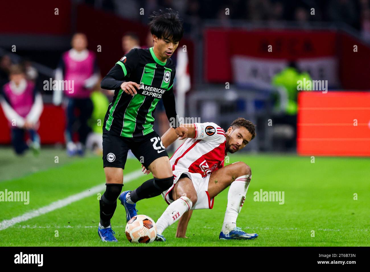 AMSTERDAM, PAESI BASSI - 9 NOVEMBRE: Kaoru Mitoma (Brighton & Hove ...