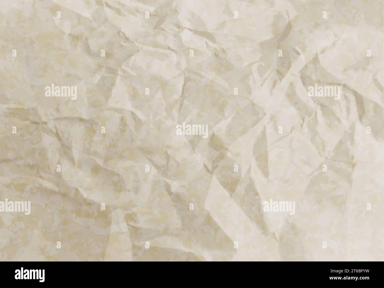 Sfondo di carta kraft marrone o struttura di cartone. Disegno astratto di cartone grezzo beige, vecchio foglio di carta, pergamena o superficie di papiro, vettore re Illustrazione Vettoriale