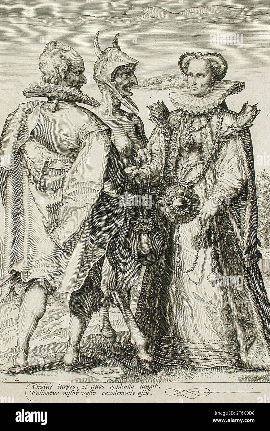 Matrimonio per soldi, c1594. Dalla Trilogia del matrimonio, PL. 2. Foto Stock