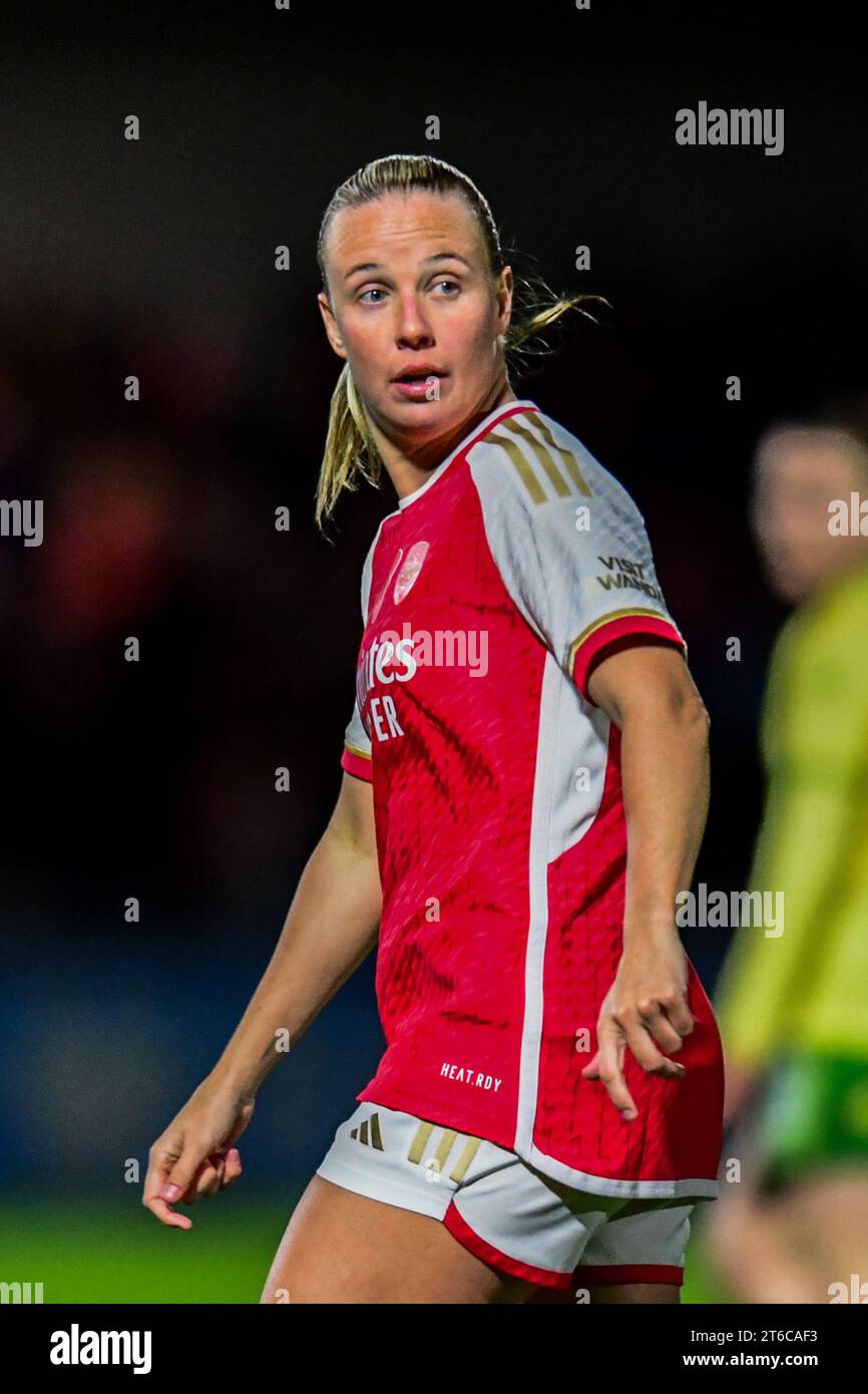 Borehamwood, Regno Unito. 9 novembre 2023. Beth Mead (9 Arsenal) guarda al match di fa Women's Continental Tyres League Cup tra Arsenal e Bristol City al Meadow Park, Borehamwood, giovedì 9 novembre 2023. (Foto: Kevin Hodgson | mi News) crediti: MI News & Sport /Alamy Live News Foto Stock