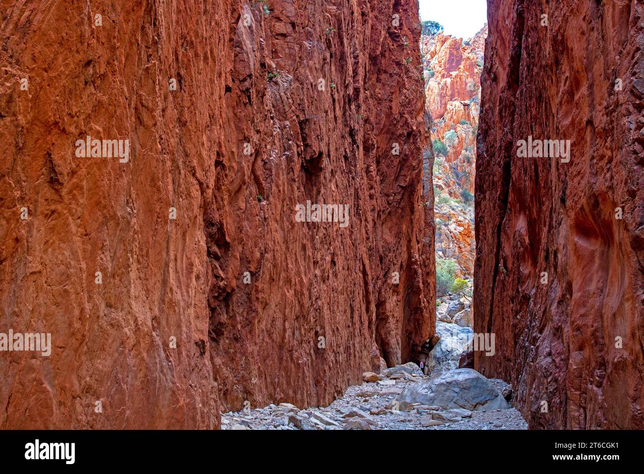 Standley Chasm Foto Stock