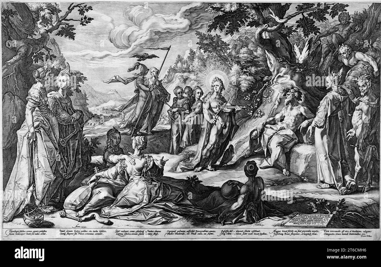 La sentenza di Midas, 1590. Foto Stock