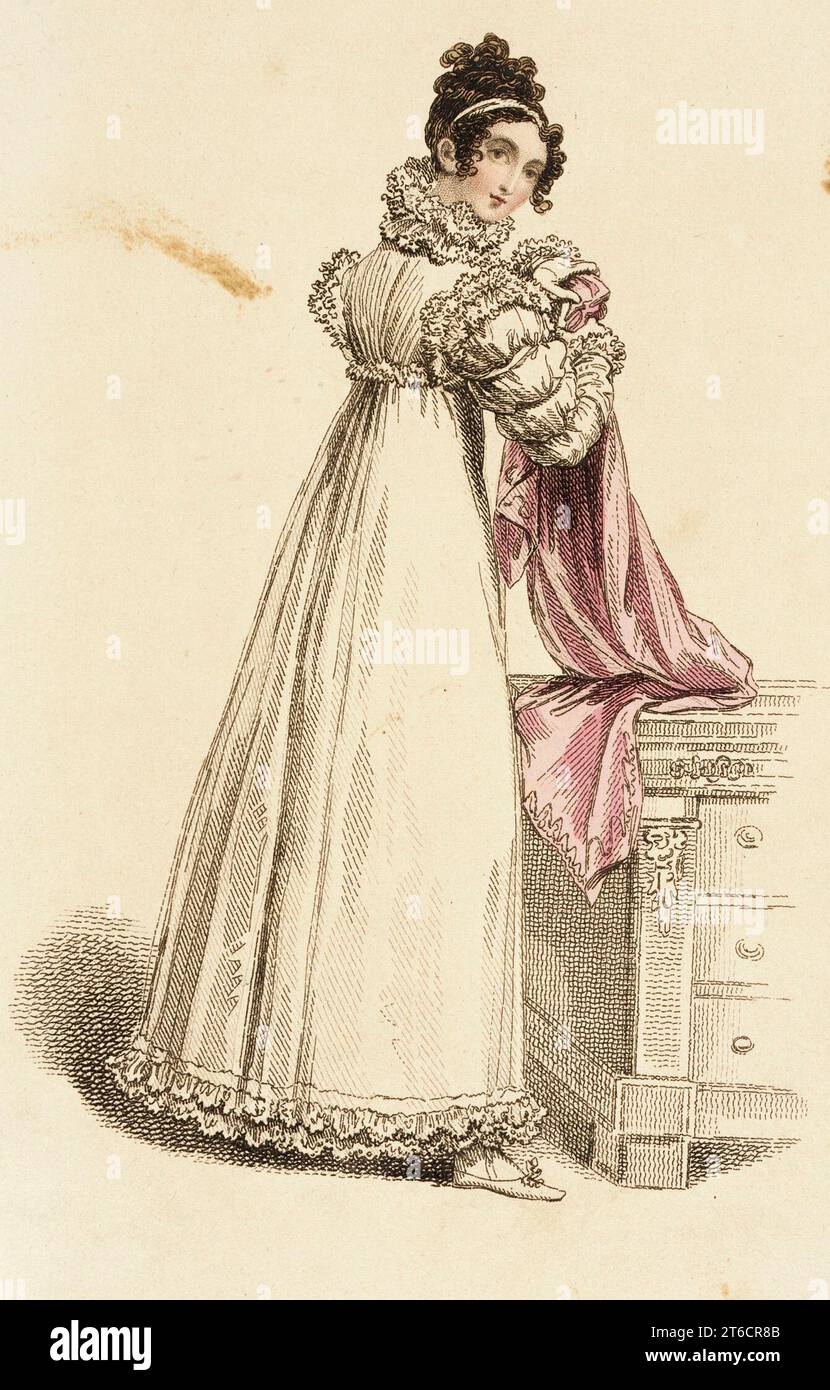 Fashion Plate (Morning Dress), 1815. Foto Stock