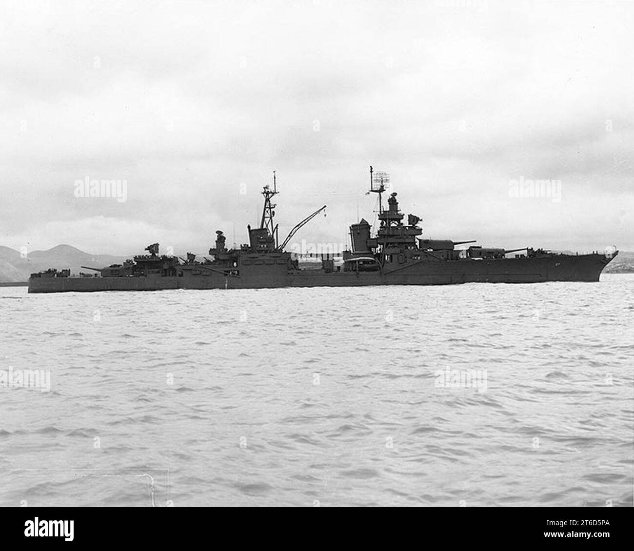 USS Chester (CA-27) Maggio 1945 Foto Stock