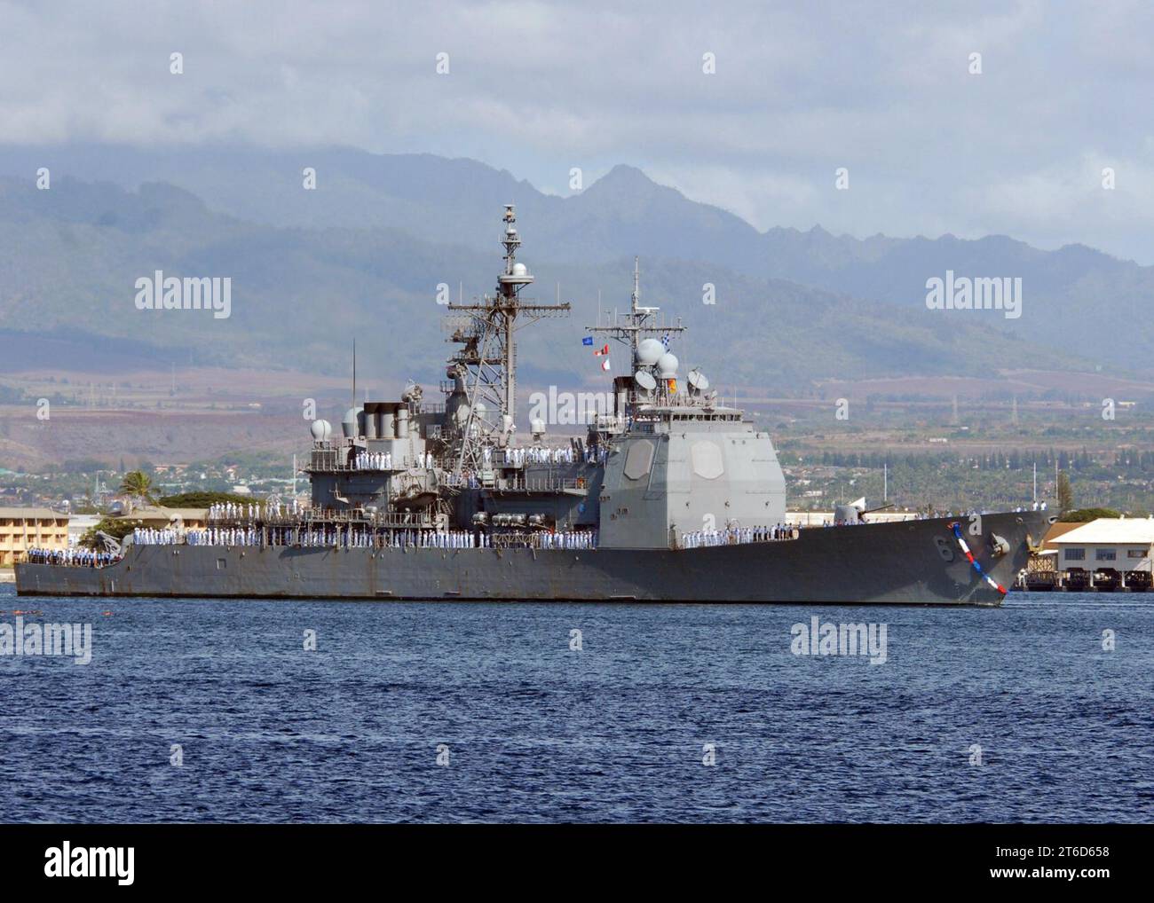 USS Chosin (CG-65) Pearl Harbor 2007 Foto Stock