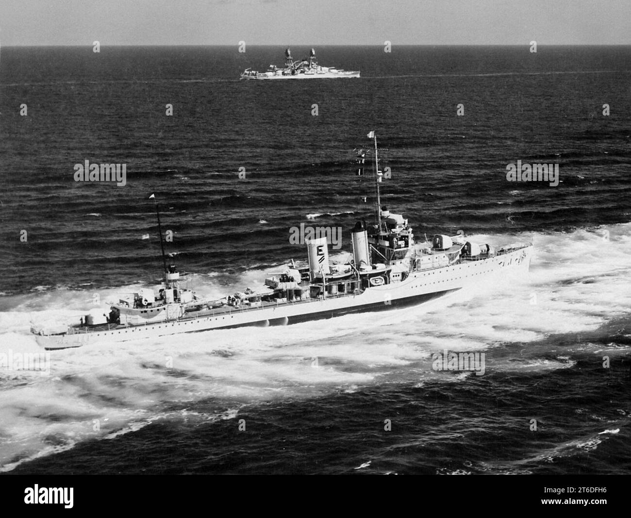 USS Farragut (DD-348) in corso nel settembre 1939 Foto Stock