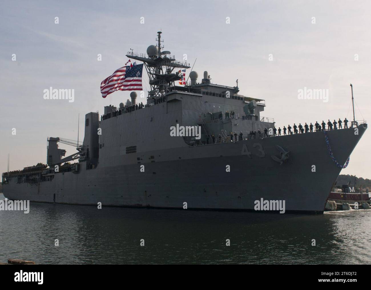 USS Fort McHenry - ritorno a casa 121130 Foto Stock