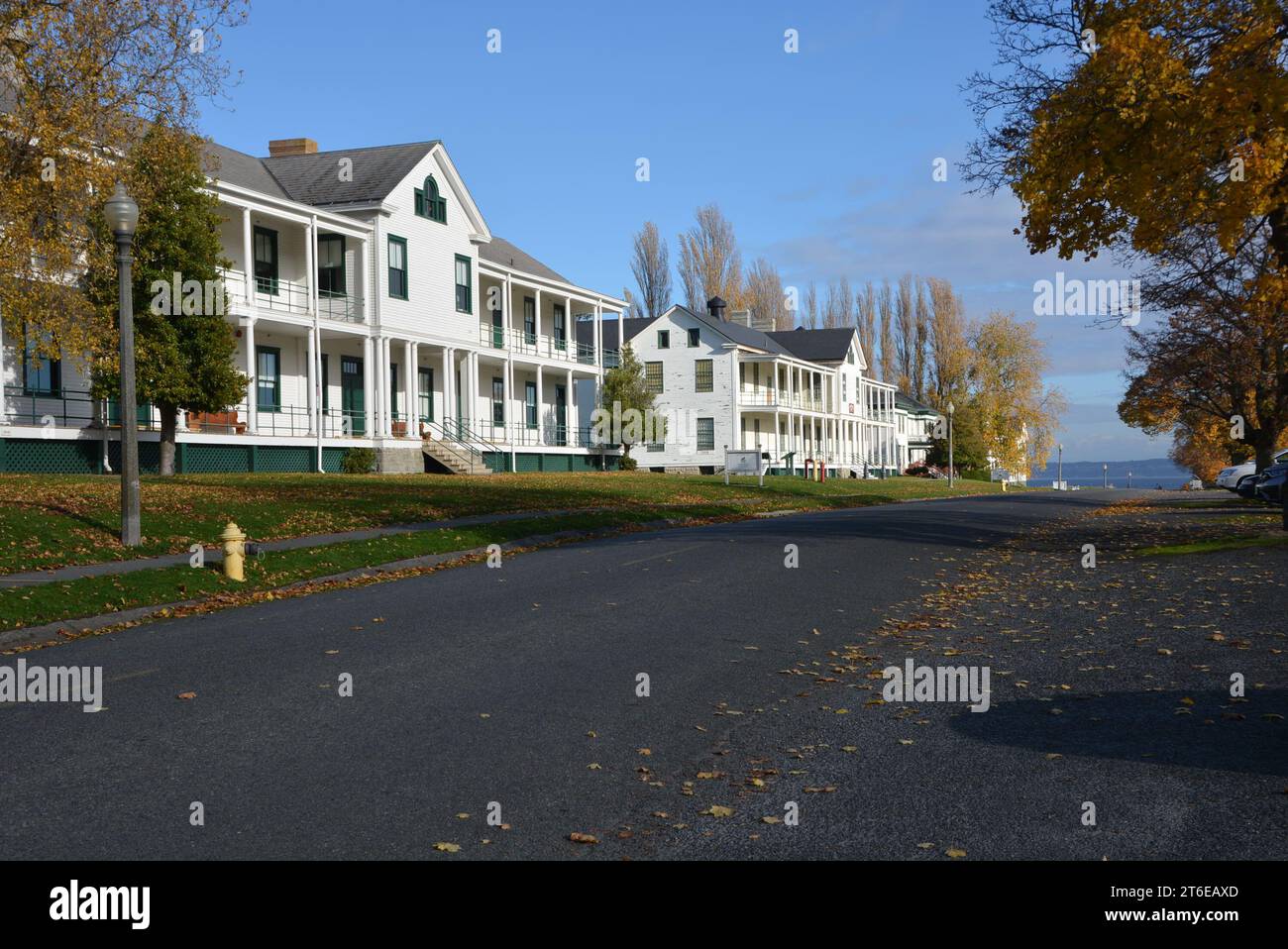 Fort Worden State Park vicino a Port Townsend, Washington Foto Stock