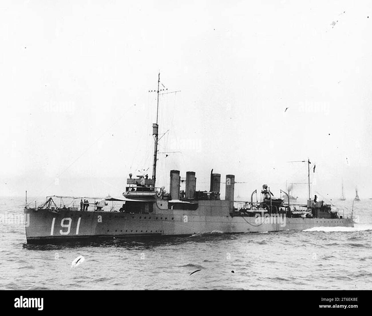USS Mason (DD-191) in corso, circa 1920-1922 Foto Stock