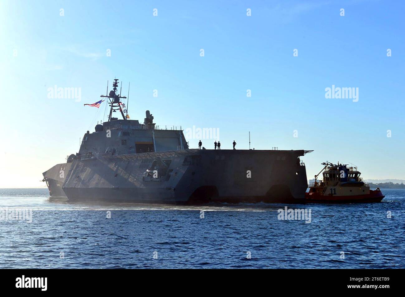 USS Montgomery (LCS-8) al largo di San Diego l'8 novembre 2016 Foto Stock