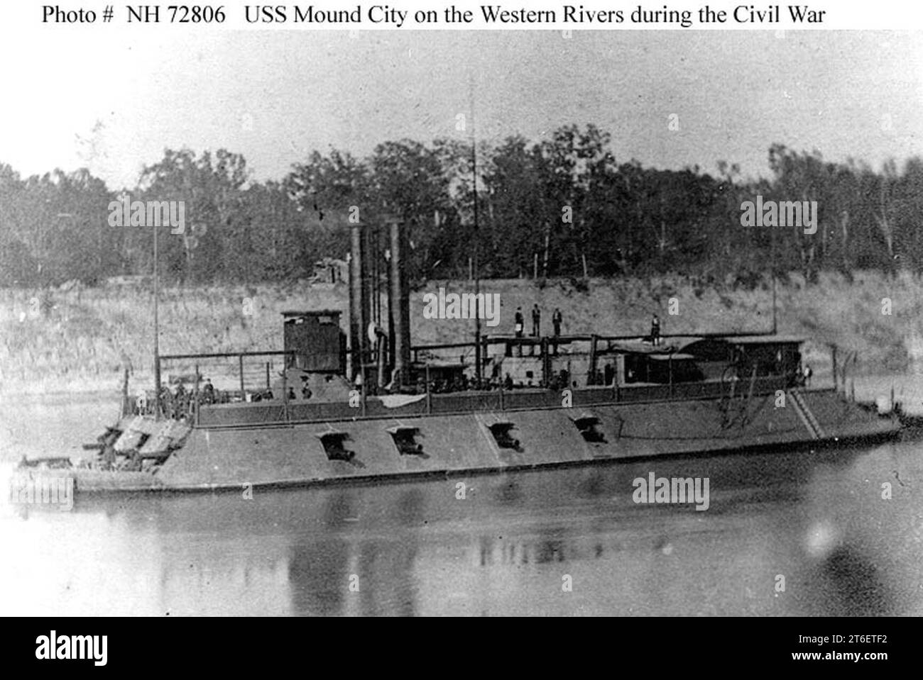 USS Mound City 01 Foto Stock