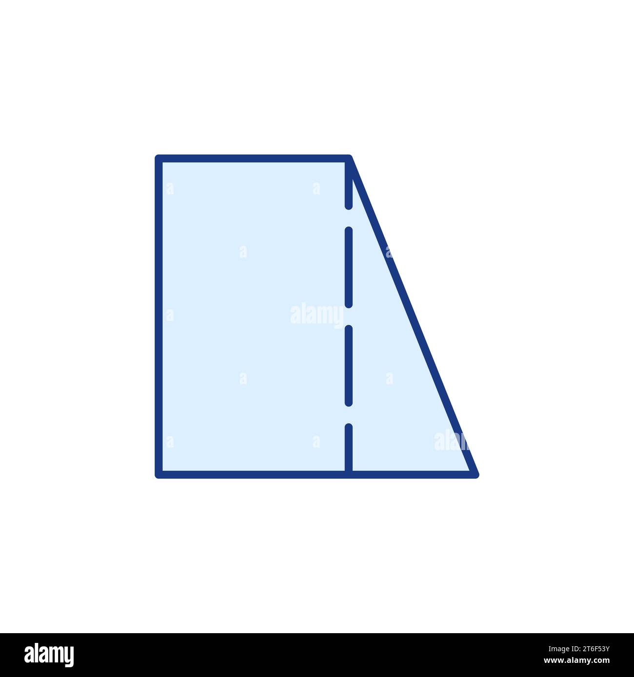 Icona colorata o elemento logo rettangolare trapezoidale con forma geometrica vettoriale Illustrazione Vettoriale Icona colorata o elemento logo rettangolare trapezoidale con forma geometrica vettoriale Illustrazione Vettoriale
