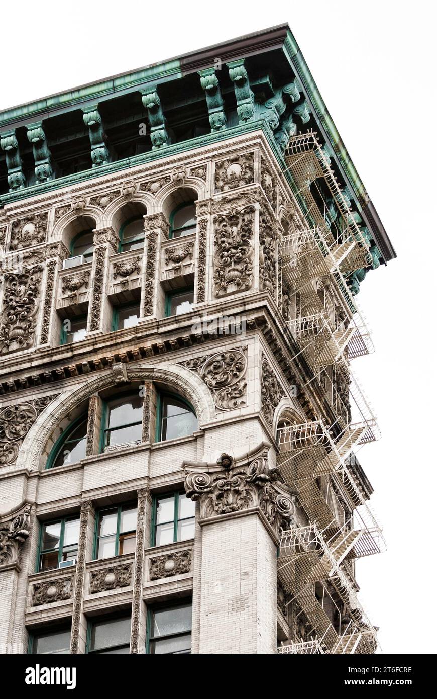 Edificio in ghisa, architettura, storia, fuochi d'artificio, ghisa, Soho, Manhattan, New York, USA Foto Stock