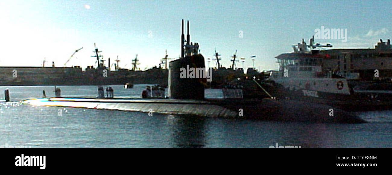 USS Santa Fe-763 SSN Foto Stock