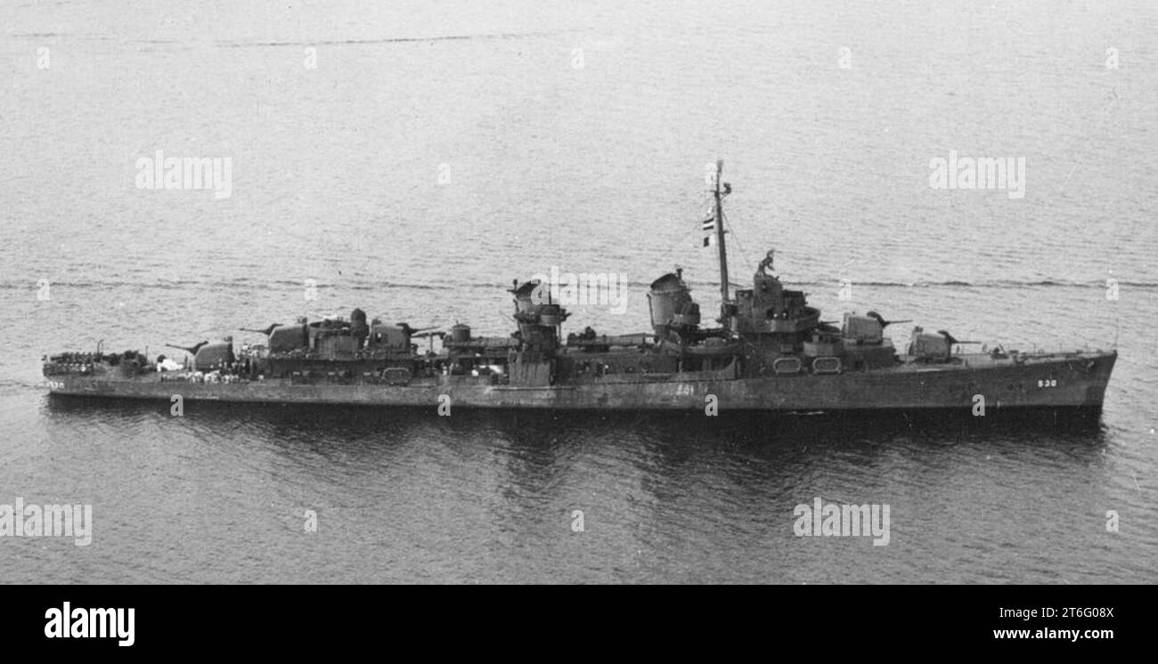 USS Trathen (DD-530) Off Point No Point, Washington (USA), nel 1943 Foto Stock