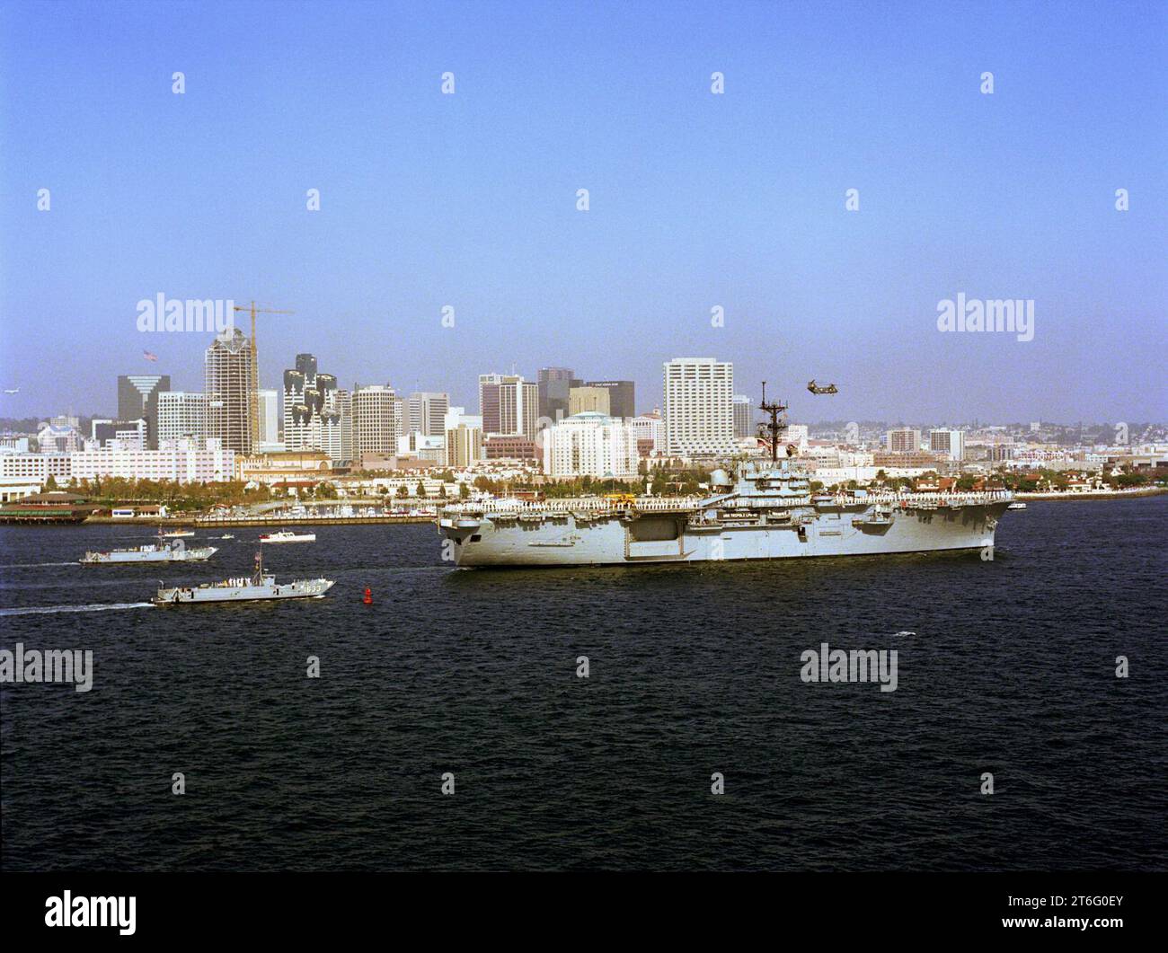 USS Tripoli (LPH-10) Foto Stock