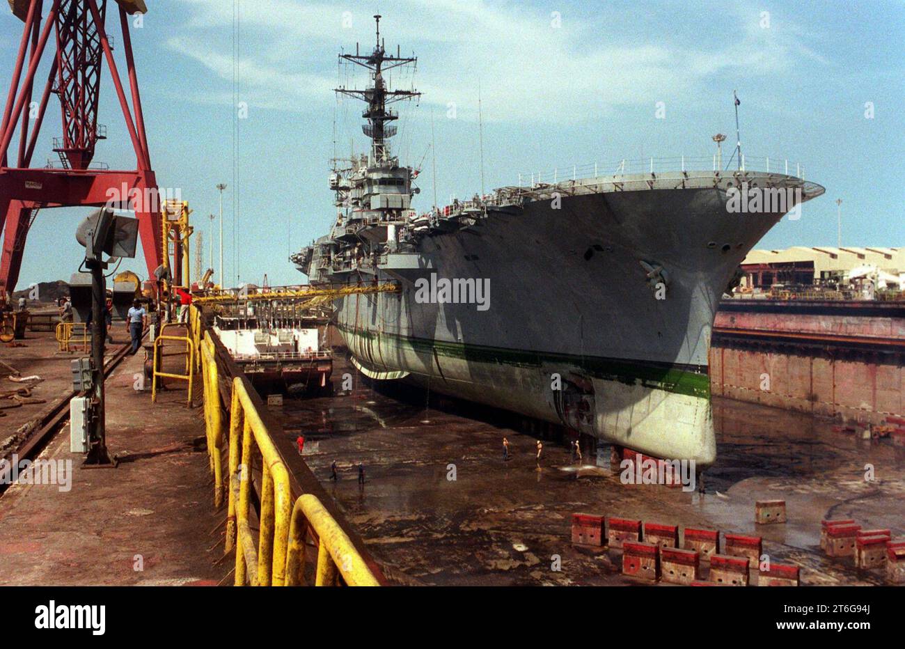 USS-Tripoli-minata Foto Stock