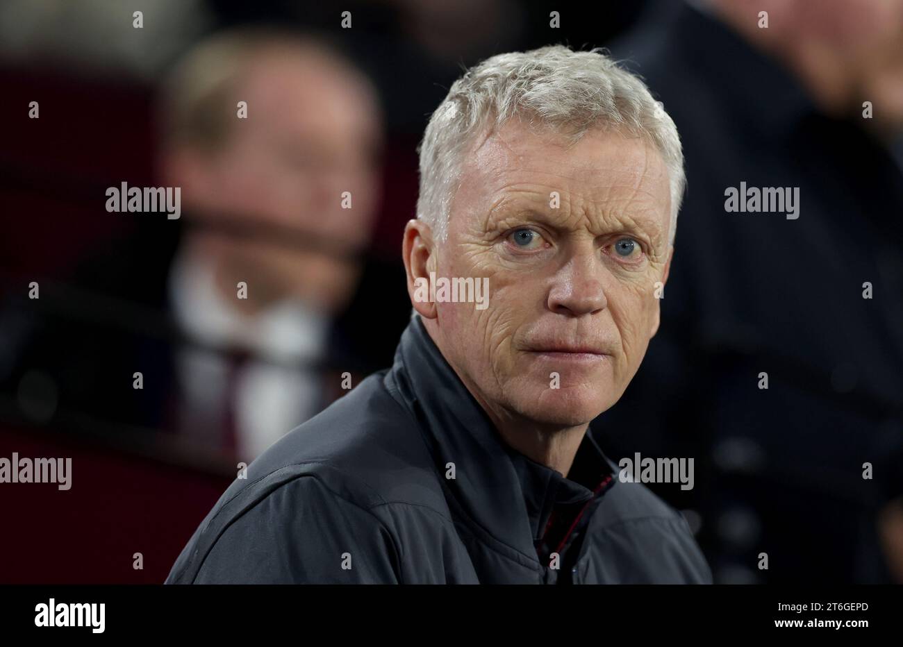 Foto del file datata 09-11-2023 del capo del West Ham David Moyes, che ritiene che i manager non vogliano parlare di controversie VAR perché vengono ignorati, multati o entrambi. Data di emissione: Venerdì 10 novembre 2023. Foto Stock