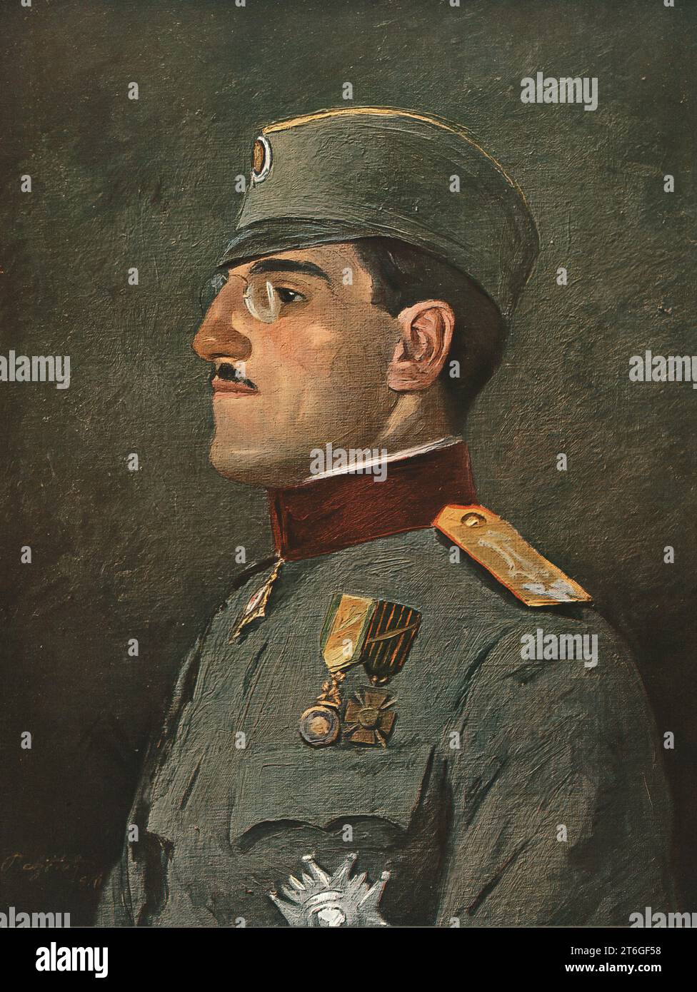 "Le Prince Alexandre de Serbie", 1916. Da "l'album de la Guerre 1914-1919, volume 1" [l'Illustration, Paris, 1924]. Foto Stock