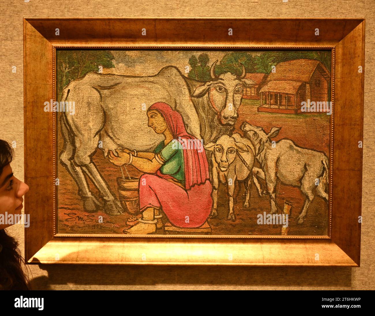 Il punto forte è una magnifica e rarissima mappa mondiale incentrata sulla Mecca islamica, un capolavoro della Persia safavide, che sarà protagonista della vendita di arte islamica e indiana il 14 novembre a Bonhams New Bond Street. La mappa, precedentemente esposta al Museo d'Arte di Harvard, e risalente all'ultimo quarto del XVII secolo, è la più bella e completa mappa del mondo incentrata sulla Mecca di soli tre esempi sopravvissuti (gli altri due sono stati scoperti nel 1989 e nel 1995) ed è il più importante strumento scientifico islamico mai offerto all'asta, con una stima di £ 1.500.000-2.000.000... Foto Stock