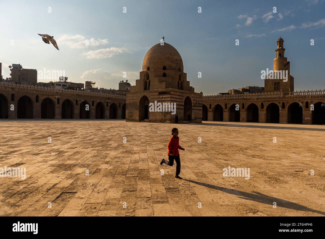 L'Egitto, al Cairo, Ibn Tulun Mosque Foto Stock