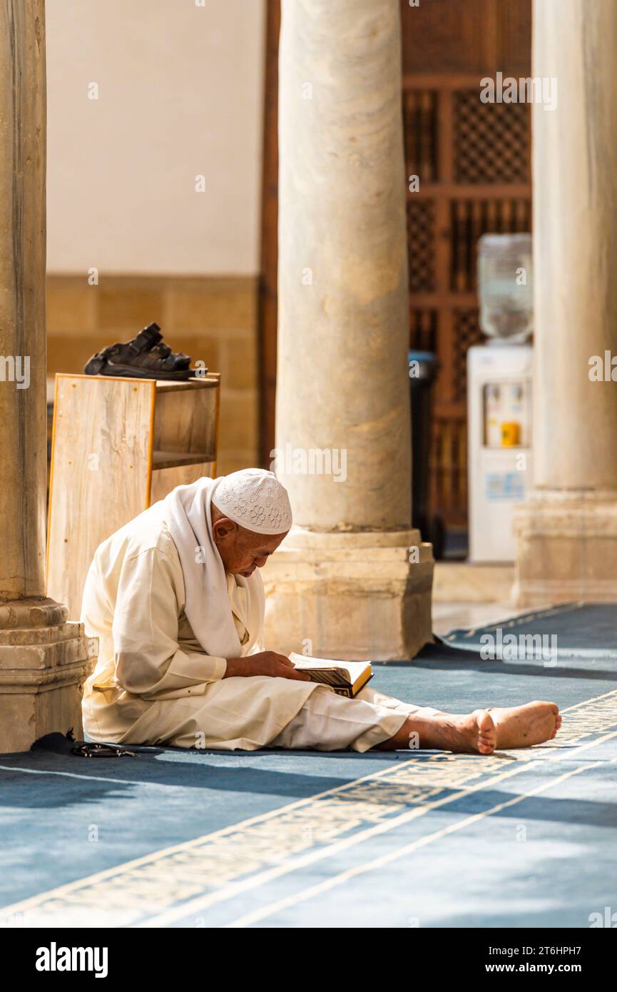 Egitto, Cairo, quartiere islamico meridionale, Moschea di al Azhar Foto Stock