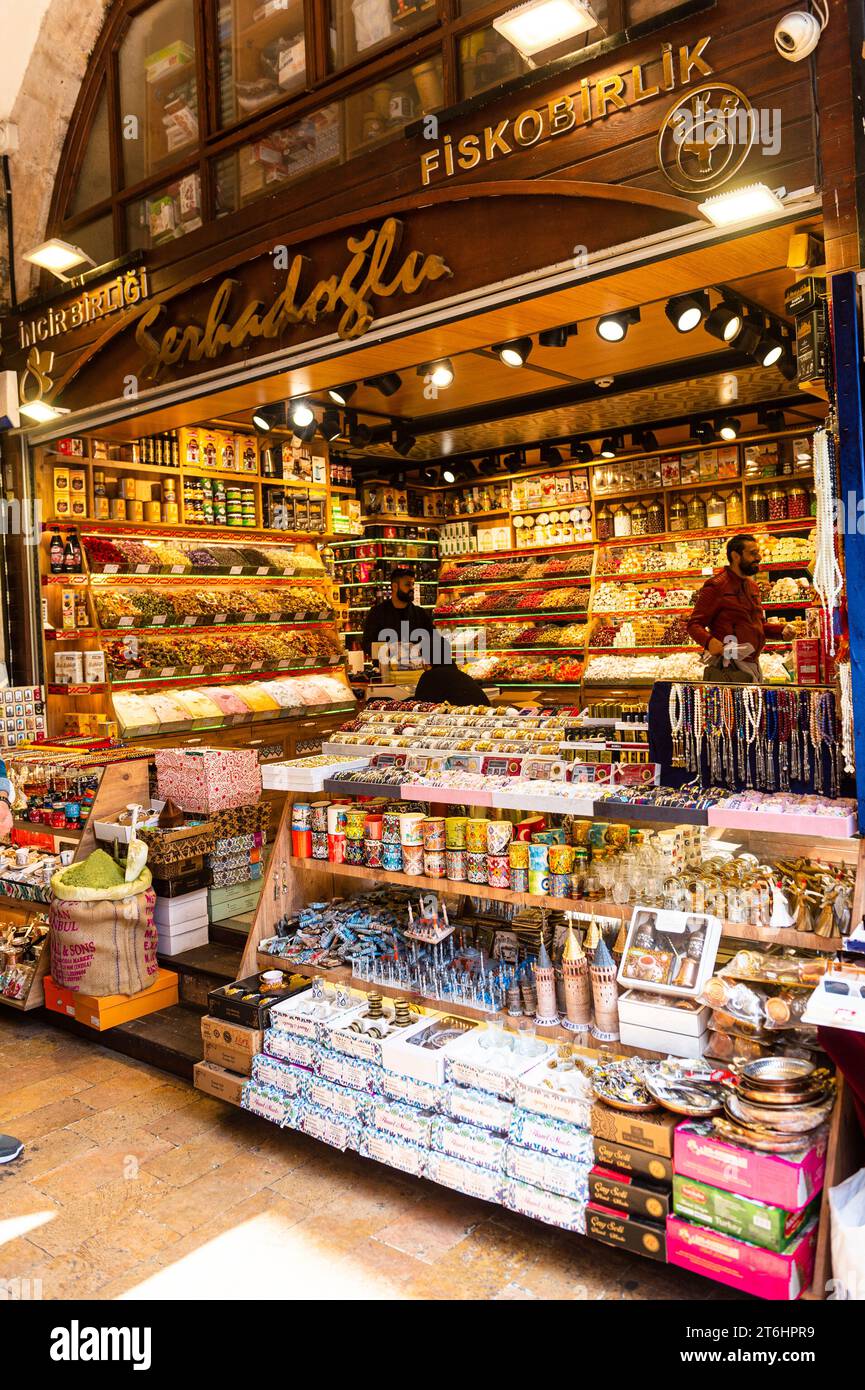Turchia, Istanbul, città vecchia, bazar egiziano Foto Stock