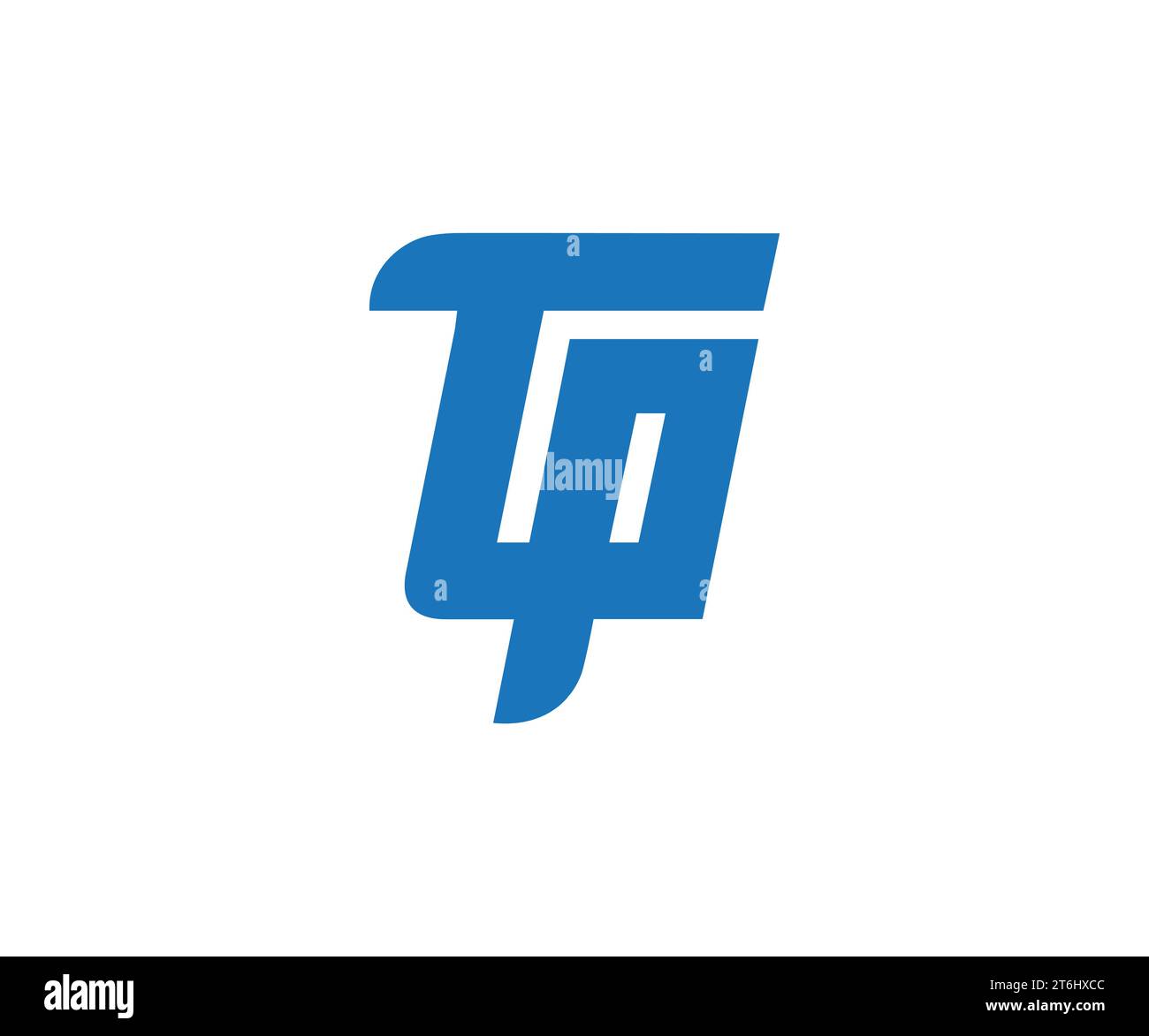 Modello vettoriale di design con logo TP Letter Illustrazione Vettoriale