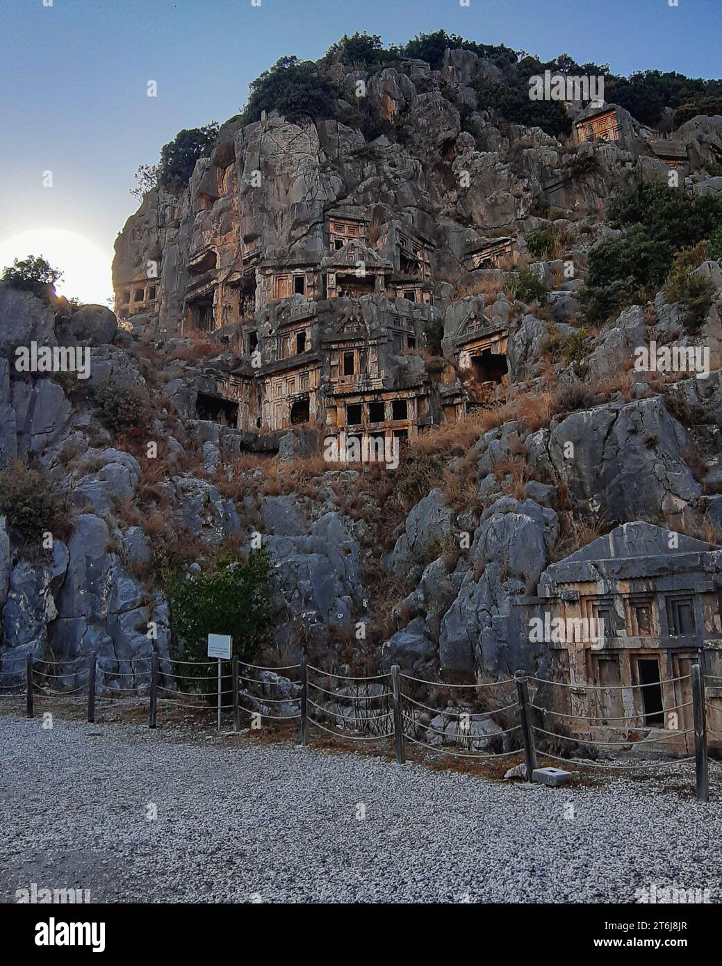 Tombe Turchia storia archeologia cielo Foto Stock