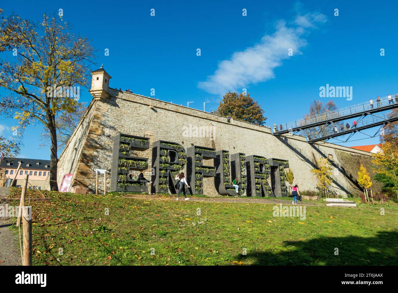 Petersberg, Erfurt, Turingia Foto Stock